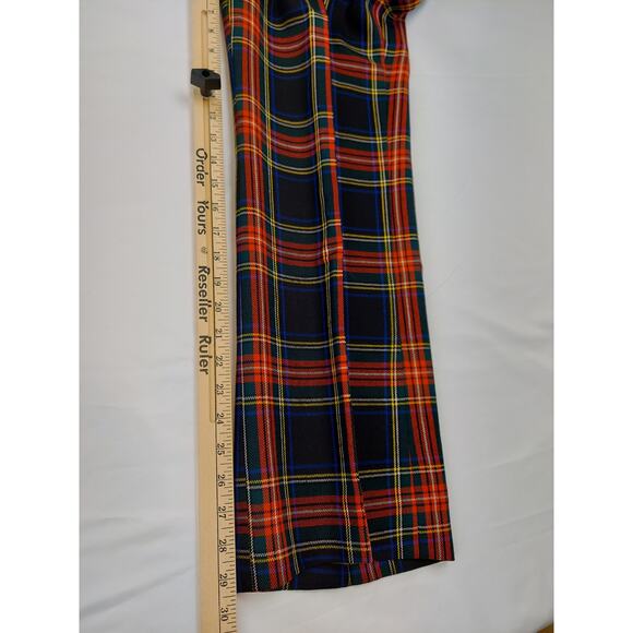Vintage The Scotch House Tartan Plaid Wool Straight Leg Pants Mens 32x30 - Picture 6 of 12